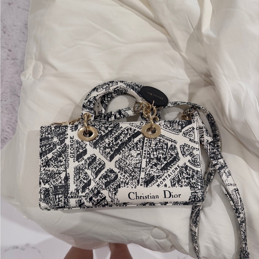 Dior Black and White Crossbody Bag